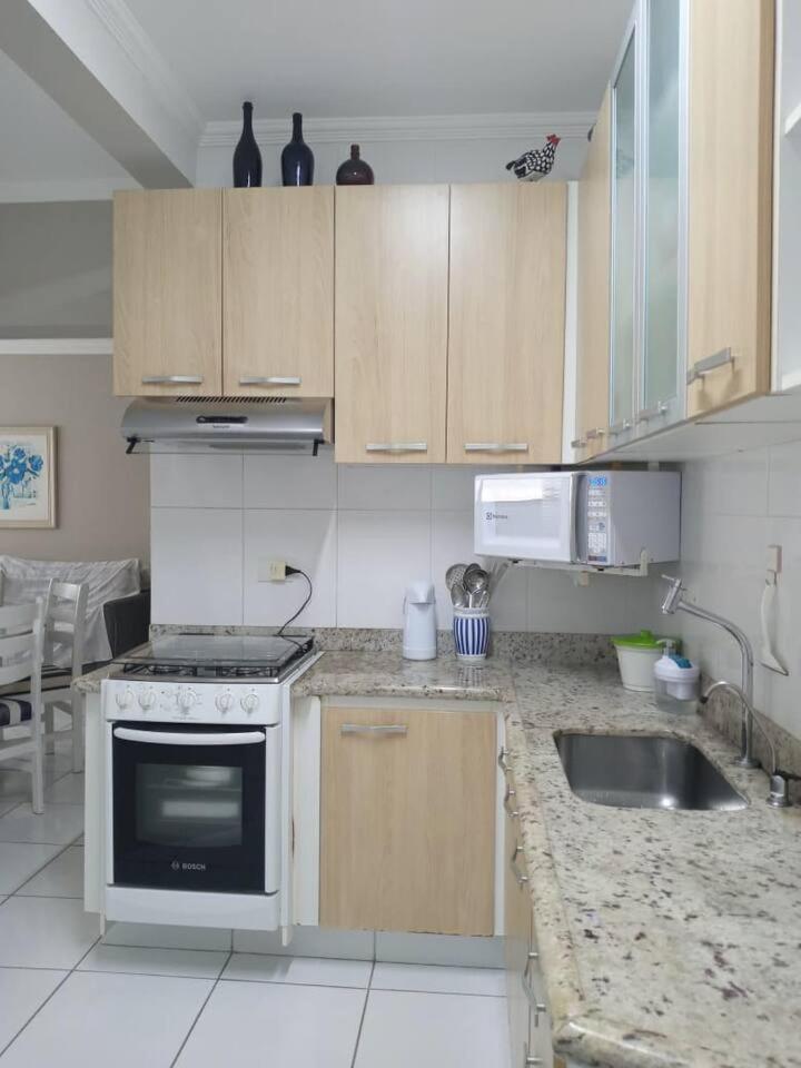 Apartamento Completo Na Calcada Da Praia Guarujá Exterior foto